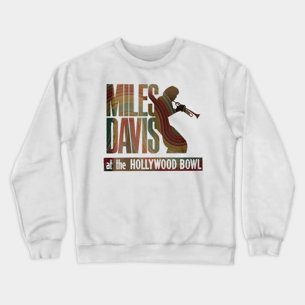 miles davis silhouette Crewneck Sweatshirt by HAPPY TRIP PRESS